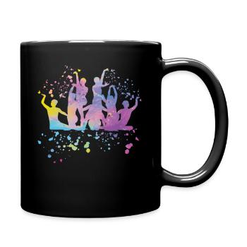 Artistic Swim Team Synchronschwimmen - Tasse einfarbig - Schwarz - Rechts