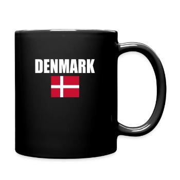 Denmark - Full Colour Mug - black - Right