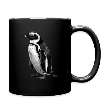 Pinguin - Tasse einfarbig - Schwarz - Rechts