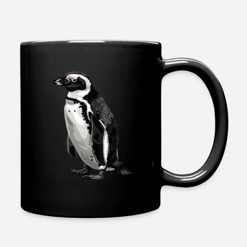 Pinguin - Tasse einfarbig - Schwarz