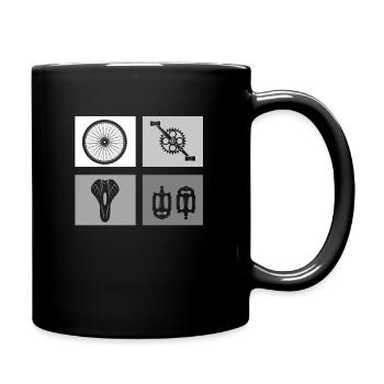 Bicycle Accessories Bicycle - Full Colour Mug - black - Right