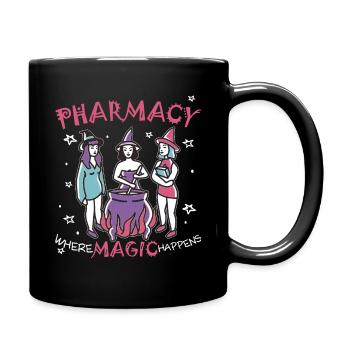 Pharmacie | Là où la magie opère - Mug uni - noir - Droite