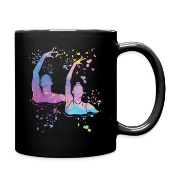 Artistic Swim Team Synchronschwimmen - Tasse einfarbig - Schwarz - Rechts