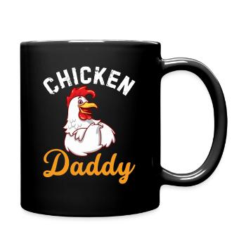 Chicky Daddy-For all cocks in the basket - Full Colour Mug - black - Right