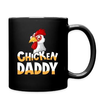 Chicky Daddy-For all cocks in the basket - Full Colour Mug - black - Right