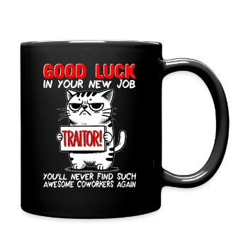 Job Change New Job Farewell Farewell Gift - Full Colour Mug - black - Right