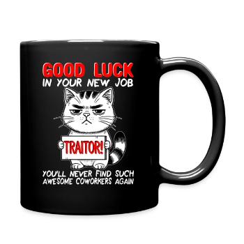 Job Change New Job Farewell Farewell Gift - Full Colour Mug - black - Right