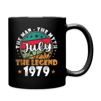 Cadeau Juillet 1979 Anniversaire Juillet 1979 Juillet - Mug uni - noir - Droite