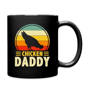 Chicky Daddy-For all cocks in the basket - Full Colour Mug - black - Right