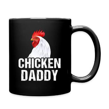 Chicky Daddy-For all cocks in the basket - Full Colour Mug - black - Right