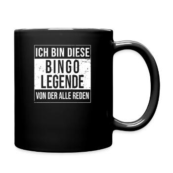 Bingo Player LEGEND Bingo Game Bingo Game - Full Colour Mug - black - Right