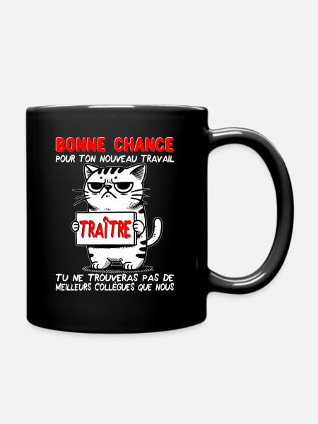 Départ collègue travail nouvel emploi bonne chance - Mug uni - noir