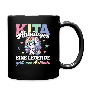 Daycare graduate: 2024 a legend leaves the site - Full Colour Mug - black - Right