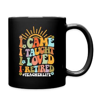 Enseignant à la retraite ! Vacances d’été pour toujours - Mug uni - noir - Droite