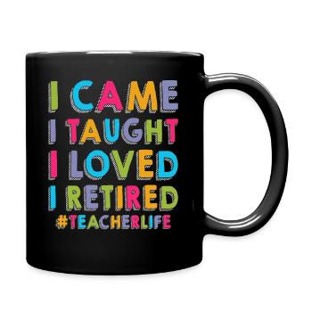 Enseignant à la retraite ! Vacances d’été pour toujours - Mug uni - noir - Droite