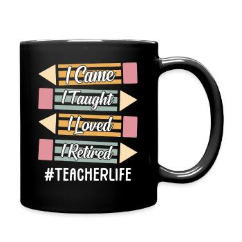 Enseignant à la retraite ! Vacances d’été pour toujours - Mug uni - noir - Droite