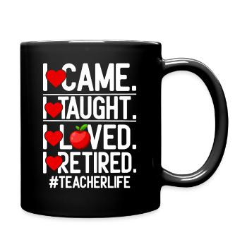 Enseignant à la retraite ! Vacances d’été pour toujours - Mug uni - noir - Droite