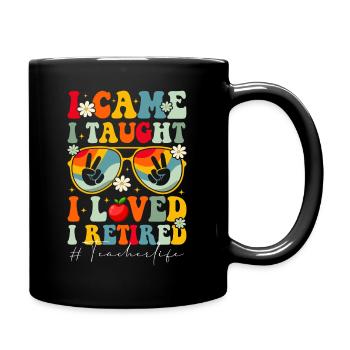 Enseignant à la retraite ! Vacances d’été pour toujours - Mug uni - noir - Droite