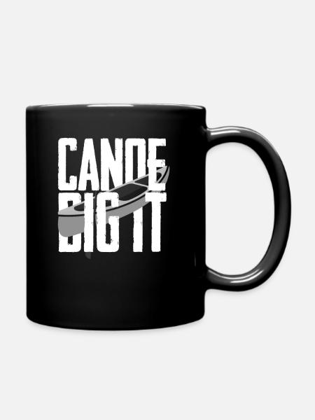Kanu Wassersport Rudern Paddel - Tasse einfarbig - Schwarz
