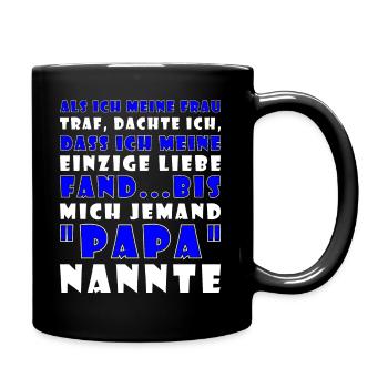 Father Dad Only Love Men - Full Colour Mug - black - Right