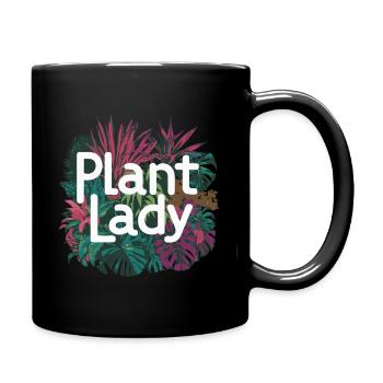 PFLANZEN-LADY - Tasse einfarbig - Schwarz - Rechts