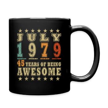Born in July 1979 Born in July 1979 Born in July 1979 - Full Colour Mug - black - Right