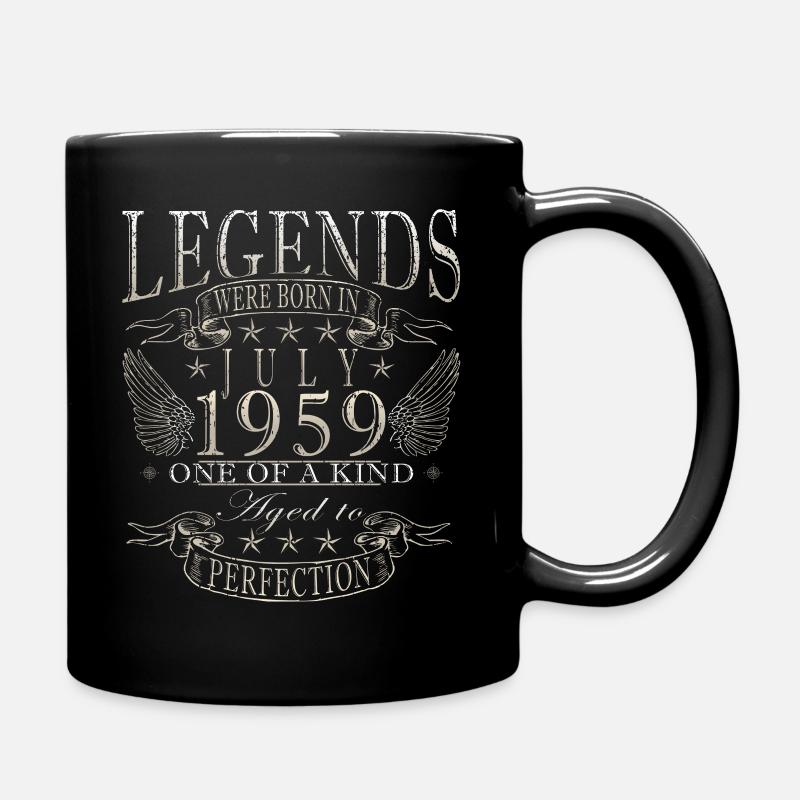 65. Geburtstag 65 Jahre Juli 1959 - Tasse einfarbig - Schwarz