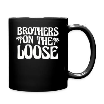 Brothers On The Loose Sibling Journey - Full Colour Mug - black - Right