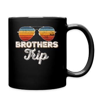 Sibling Brothers Journey - Full Colour Mug - black - Right