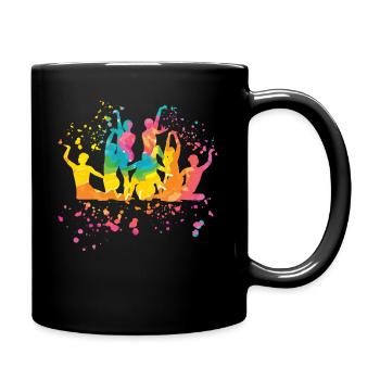 Artistic Swim Team Synchronschwimmen - Tasse einfarbig - Schwarz - Rechts