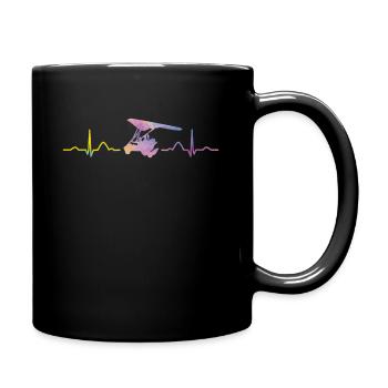 Paratrike Moteur Deltatride Deltatrike - Mug uni - noir - Droite