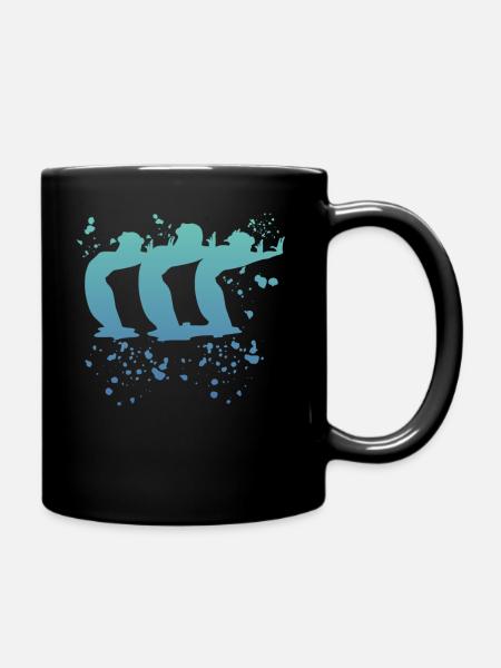 Natation artistique par équipe de natation synchronisée - Mug uni - noir