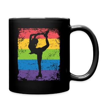 Patinage artistique Patinage artistique Patinage sur glace - Mug uni - noir - Droite