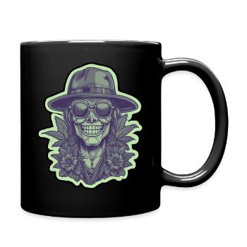 MR. WEED LOGO - Tasse einfarbig - Schwarz - Rechts