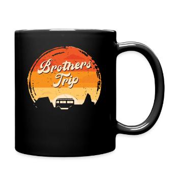 Sibling Brothers Journey - Full Colour Mug - black - Right