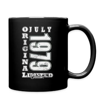 Juli 1979 Juli Geburtstagsgeschenk Juli 1979 - Tasse einfarbig - Schwarz - Rechts
