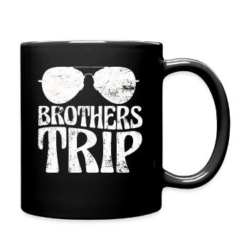 Sibling Brothers Journey - Full Colour Mug - black - Right