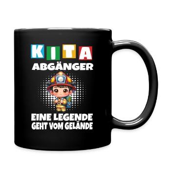 KITA Leavers School Child School Enrollment - Full Colour Mug - black - Right