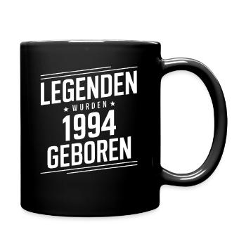 Legenden Wurden 1994 Geboren - Tasse einfarbig - Schwarz - Rechts