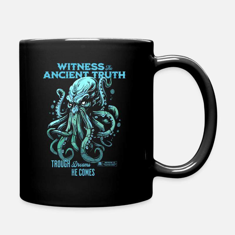 Ancient Truth Cthulhu Kult Lovecraft Necronomicon - Tasse einfarbig - Schwarz