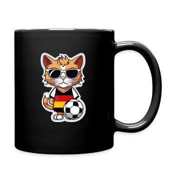 Maillot de fan de football Cat Germany - Mug uni - noir - Droite