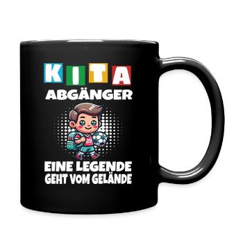 KITA Leavers School Child School Enrollment - Full Colour Mug - black - Right