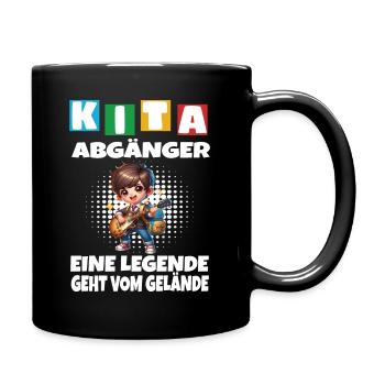 KITA Leavers School Child School Enrollment - Full Colour Mug - black - Right
