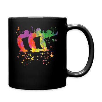 Artistic Swim Team Synchronschwimmen - Tasse einfarbig - Schwarz - Rechts