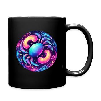Cancer Zodiac Sign - Full Colour Mug - black - Right