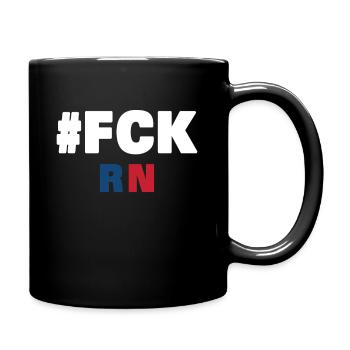 Fck rn - Full Colour Mug - black - Right