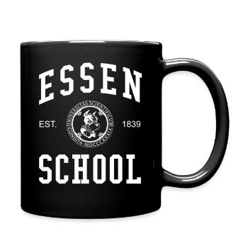 Essen School University Universität Hochschule Uni - Full Colour Mug - black - Right