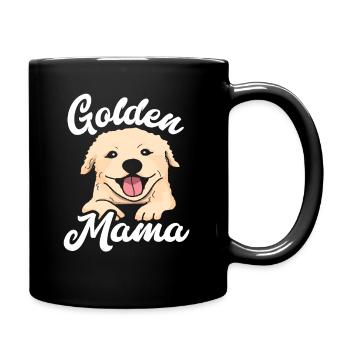 Golden Retriever Mom - Full Colour Mug - black - Right