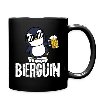 Bierguin Penguin Bier Bierpong Saufen Sauftour Bie - Mug uni - noir - Droite