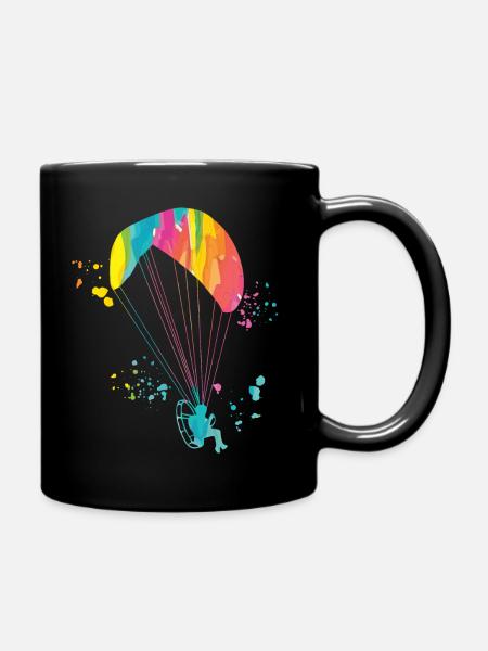 Parapente motorisé Paramoteur Paramoteur - Mug uni - noir